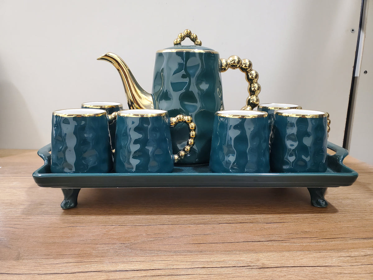 9PCS Coffee Set (1996-GREEN)