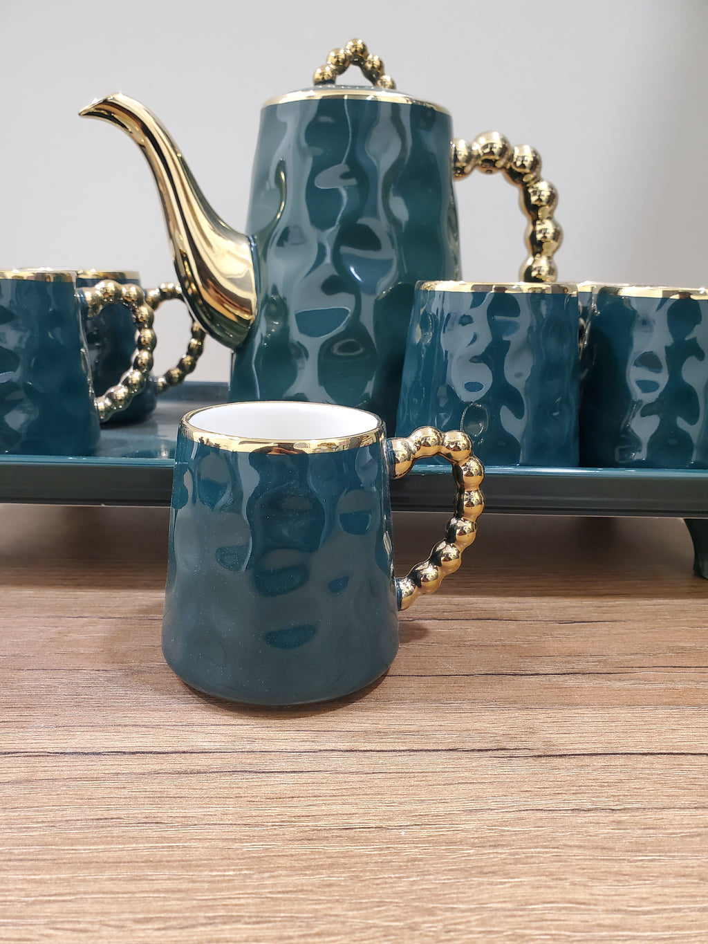 9PCS Coffee Set (1996-GREEN)
