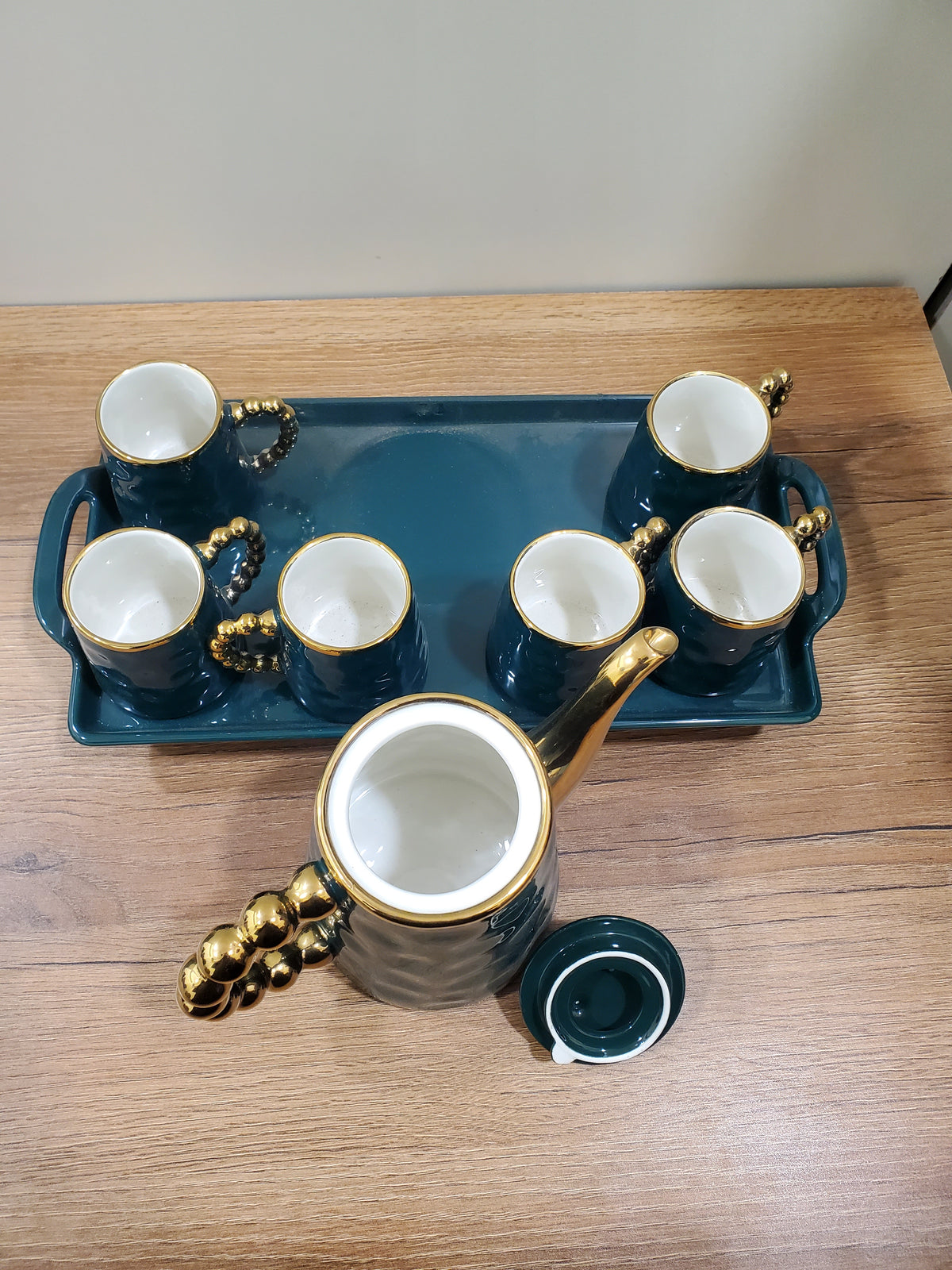 9PCS Coffee Set (1996-GREEN)