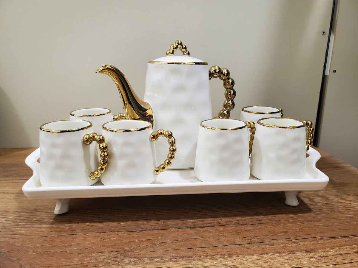 9PCS Coffee Set (1996-WHITE)