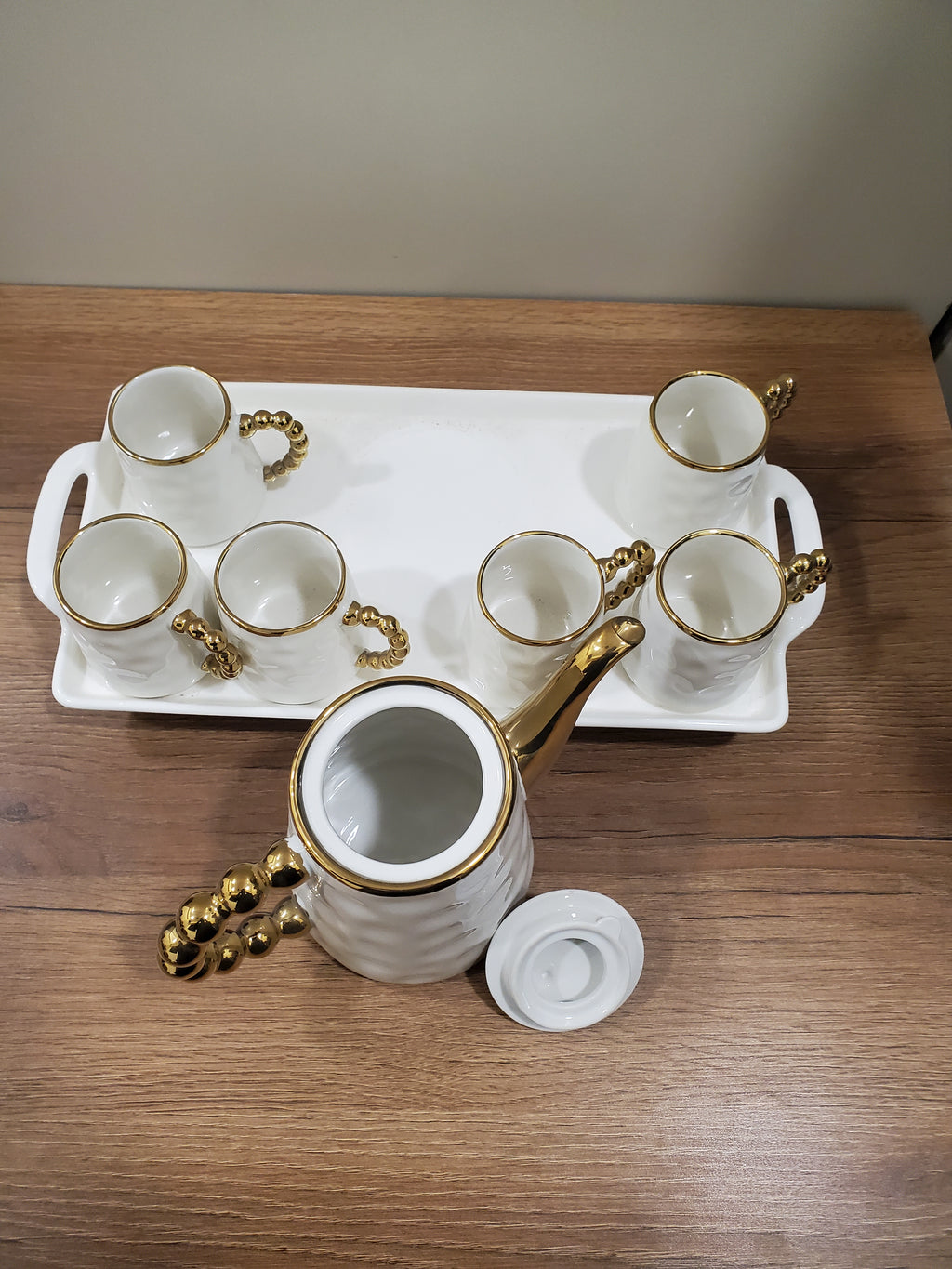 9PCS Coffee Set (1996-WHITE)