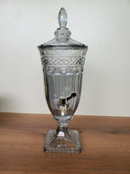 Luxury Diamond Cut Crystal Beverage Dispenser – 2 Liter(XHG-037)