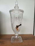 Luxury Crystal Cut Beverage Dispenser – 2 Liter (XHG-031)