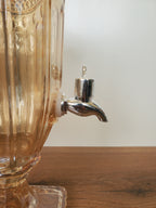 Luxury Amber Crystal Beverage Dispenser – 2 Liter (XHG-034)