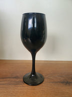 Luxury Black Beverage Dispenser Set with 6 Goblets – 7 Pieces (XHG-41)