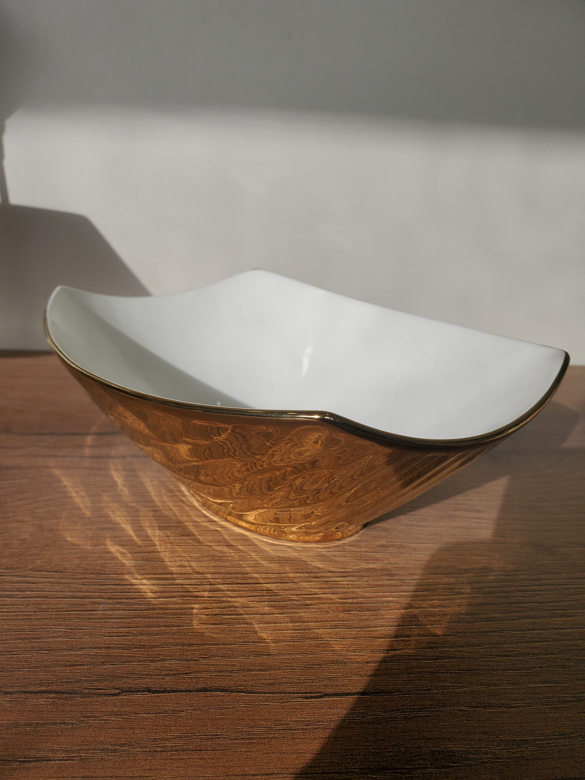 3-Piece Gold Serving Bowl Set with Stand (SA1251)
