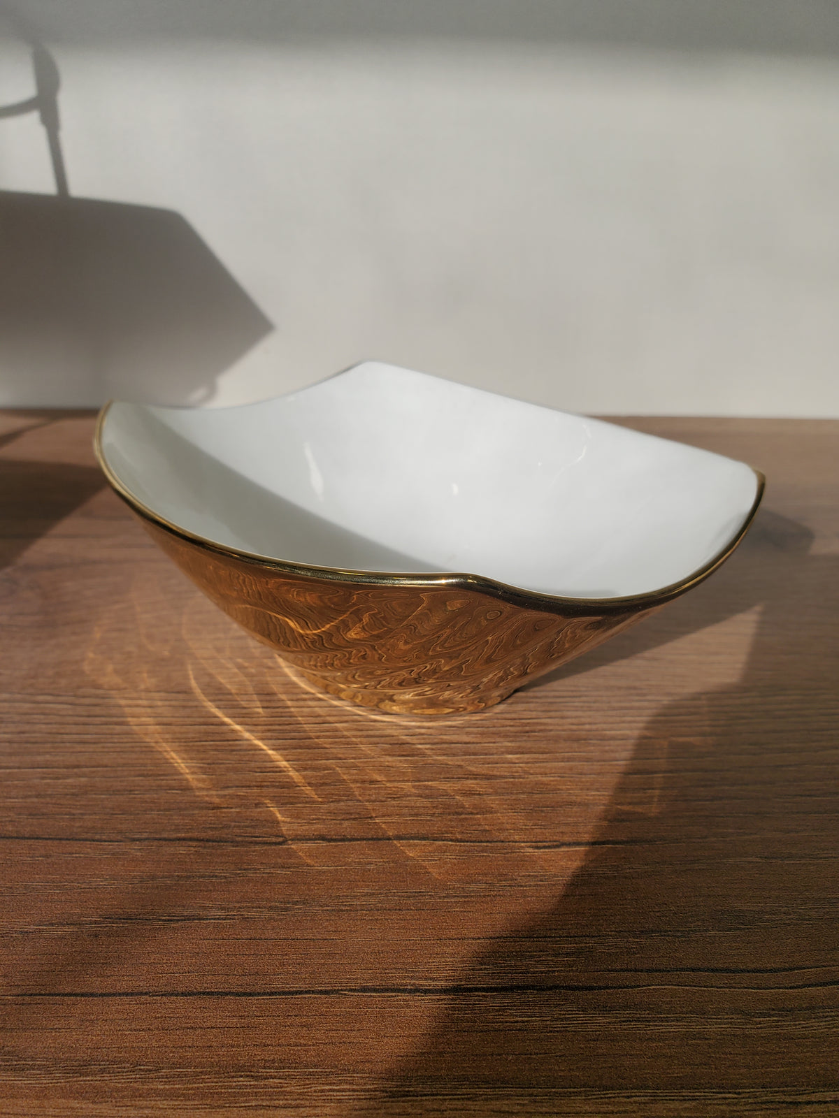 3-Piece Gold Serving Bowl Set with Stand (SA1251)
