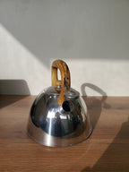 Stainless Steel Whistling Kettle with Wooden Handle (HR739-12)