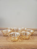 7-Piece Glass Serving Bowl Set Amber (12-3)