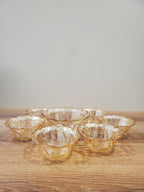 7-Piece Glass Serving Bowl Set Amber (12-3)
