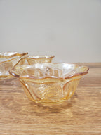 7-Piece Glass Serving Bowl Set Amber (12-3)