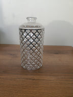3-Piece Acrylic Jar Set with Diamond Pattern (3101SH)