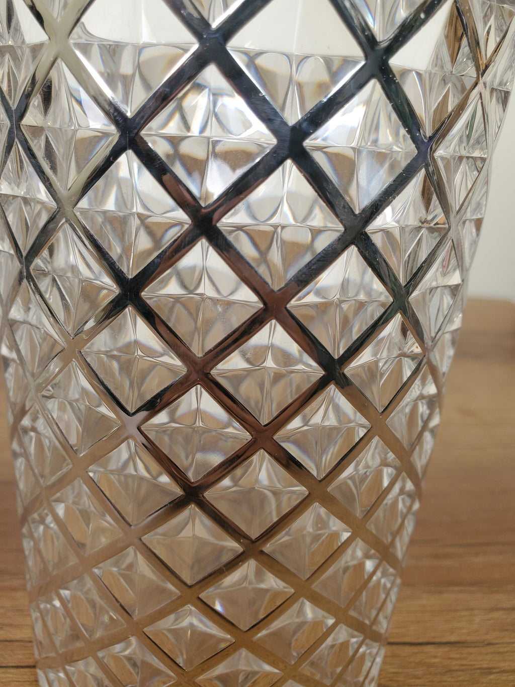 3-Piece Acrylic Jar Set with Diamond Pattern (3101SH)