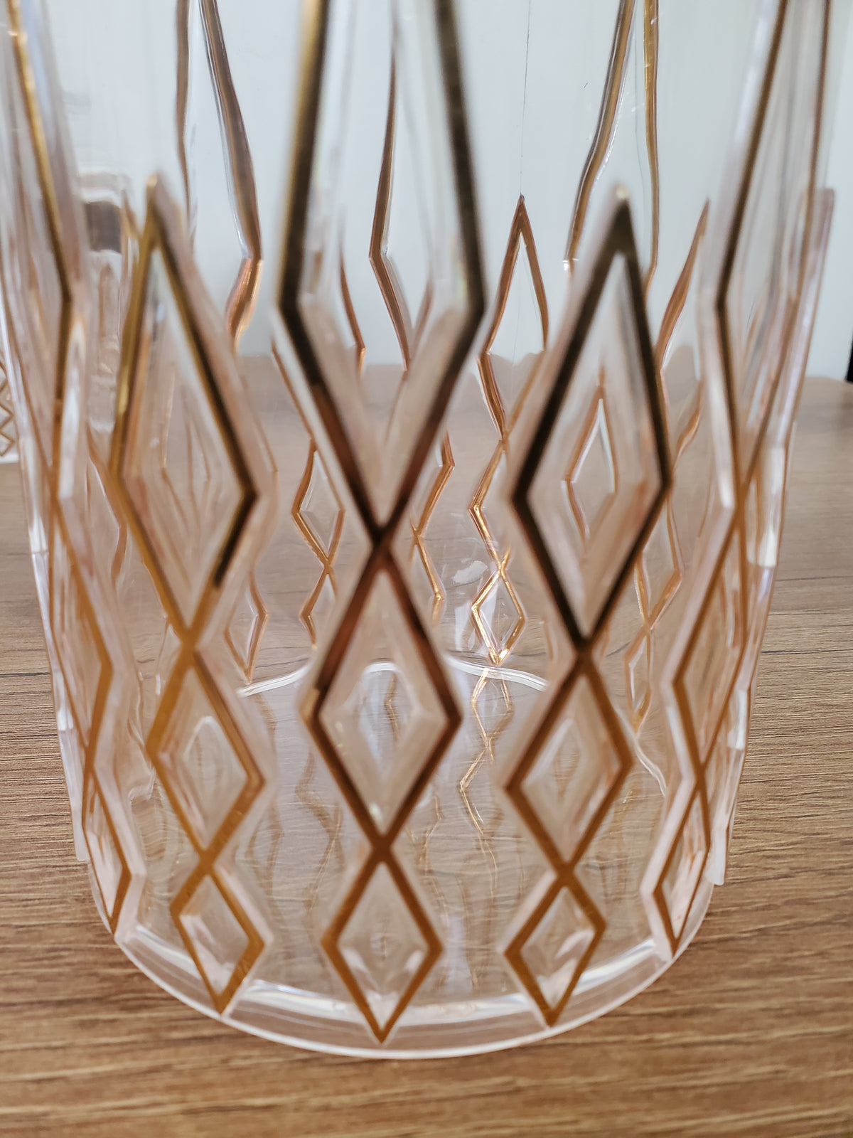 3-Piece Acrylic Jar Set with Gold Detailing (2315TH)