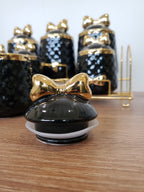 7-Piece Ceramic Storage Jar Set with Iron Stand (8-2)
