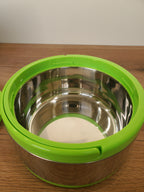 Premium Stainless Steel Insulated Hot Pot Set – 3 Pieces (885 Green)