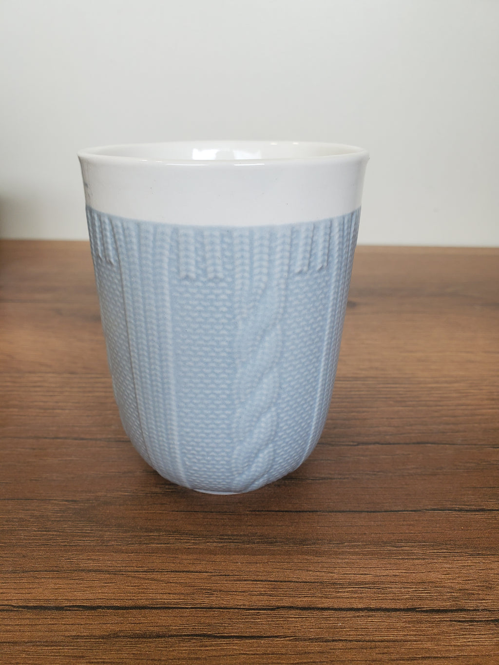 Ceramic Coffee Mug Light Blue Textured (SR-240)