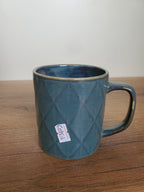 Geometric Diamond Design Ceramic Cup (C095-2)