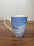 Ceramic Coffee Mug Abstract Marble Design (15-1)