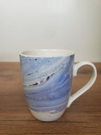 Ceramic Coffee Mug Abstract Marble Design (15-1)