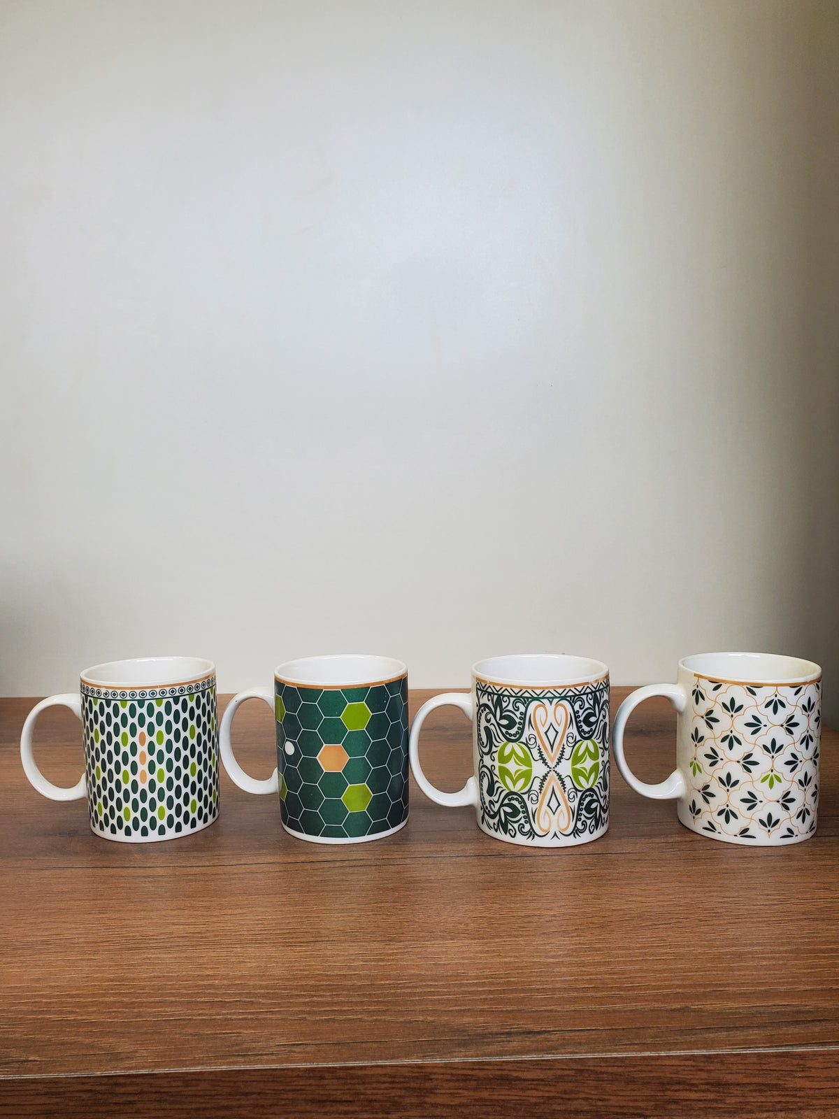 Ceramic Coffee Mug Assorted Pattern Design (15-5)