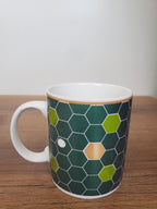 Ceramic Coffee Mug Assorted Pattern Design (15-5)