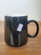 Coffee Mug Cream, Black & White (C284-2)