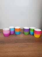 Ceramic Coffee Mug Gradient Color Round Shape (11-4)