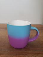 Ceramic Coffee Mug Gradient Color Round Shape (11-4)