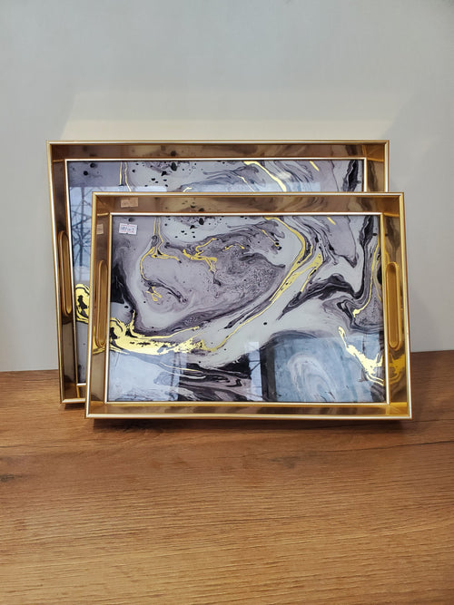 2-Piece Serving Tray Set Small & Medium (HBT-003)