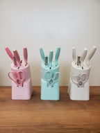 Kitchen Knife Set with Round Stand (3-2)