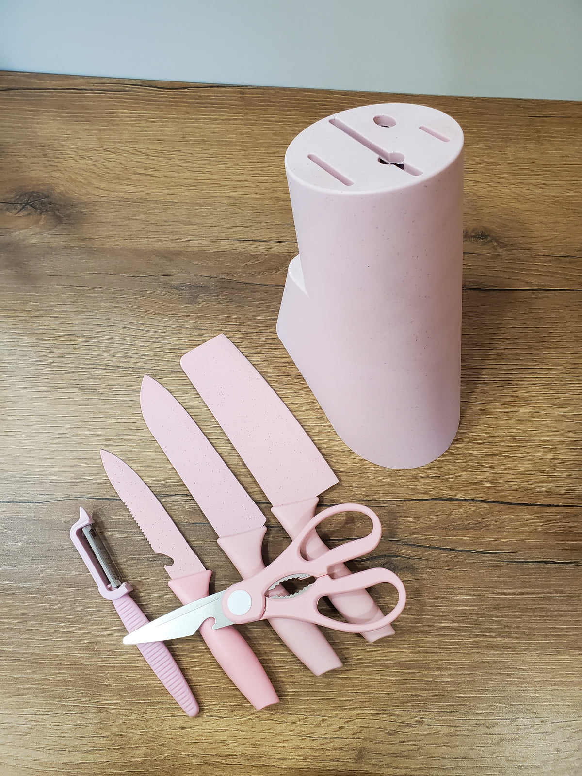 Kitchen Knife Set with Round Stand (3-2)