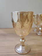 Amber Vintage Wine Glass Set 6Pcs (XHG-009)