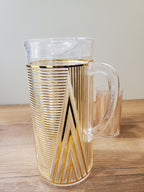 Rose Gold Spiral Acrylic Water Set 7Pcs (255H6T)