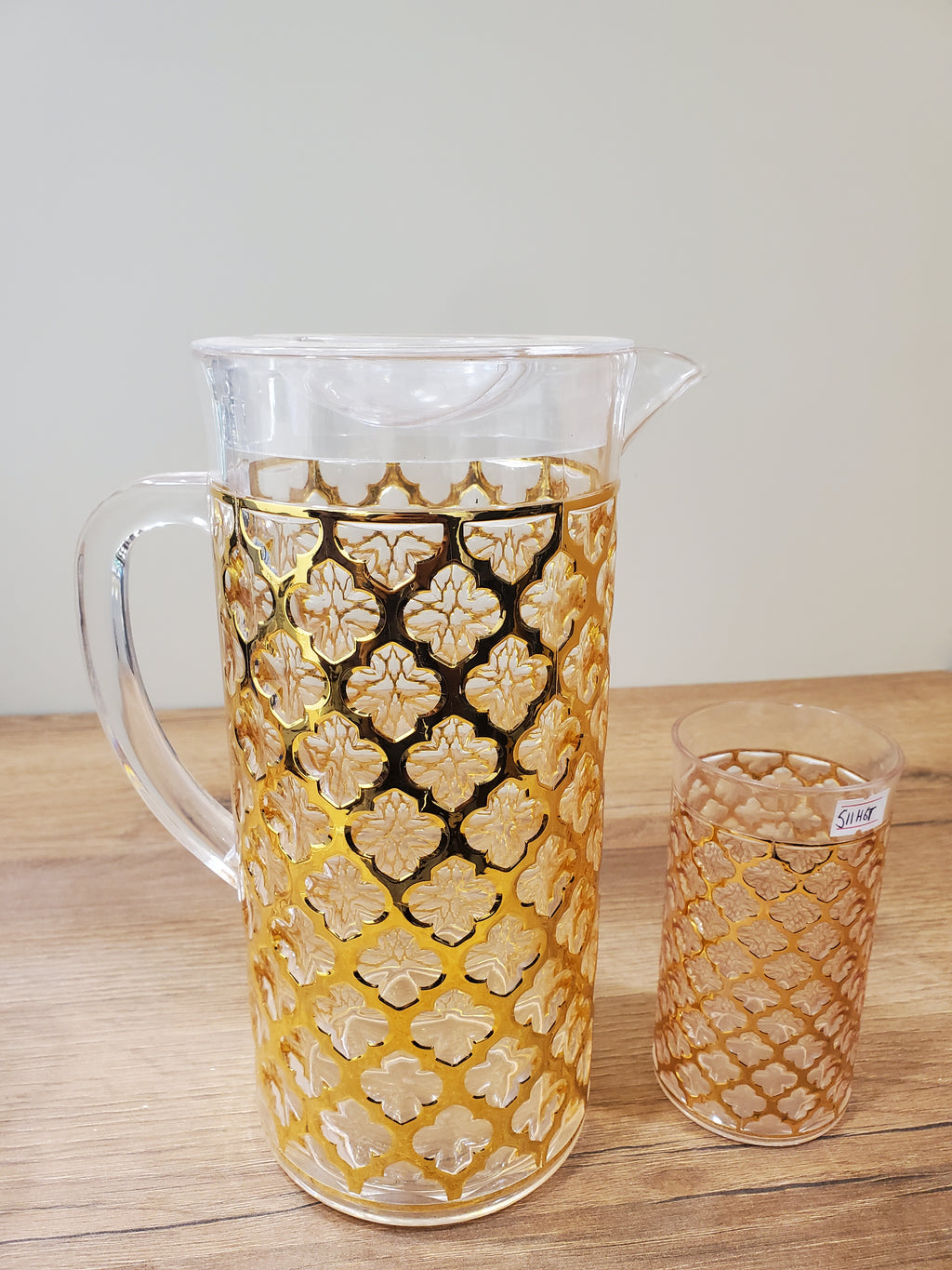 Gold Diamond Acrylic Water Set 7Pcs (511H6T)