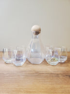 Clear Wooden Ball Water Set 7Pcs (XHG-006)