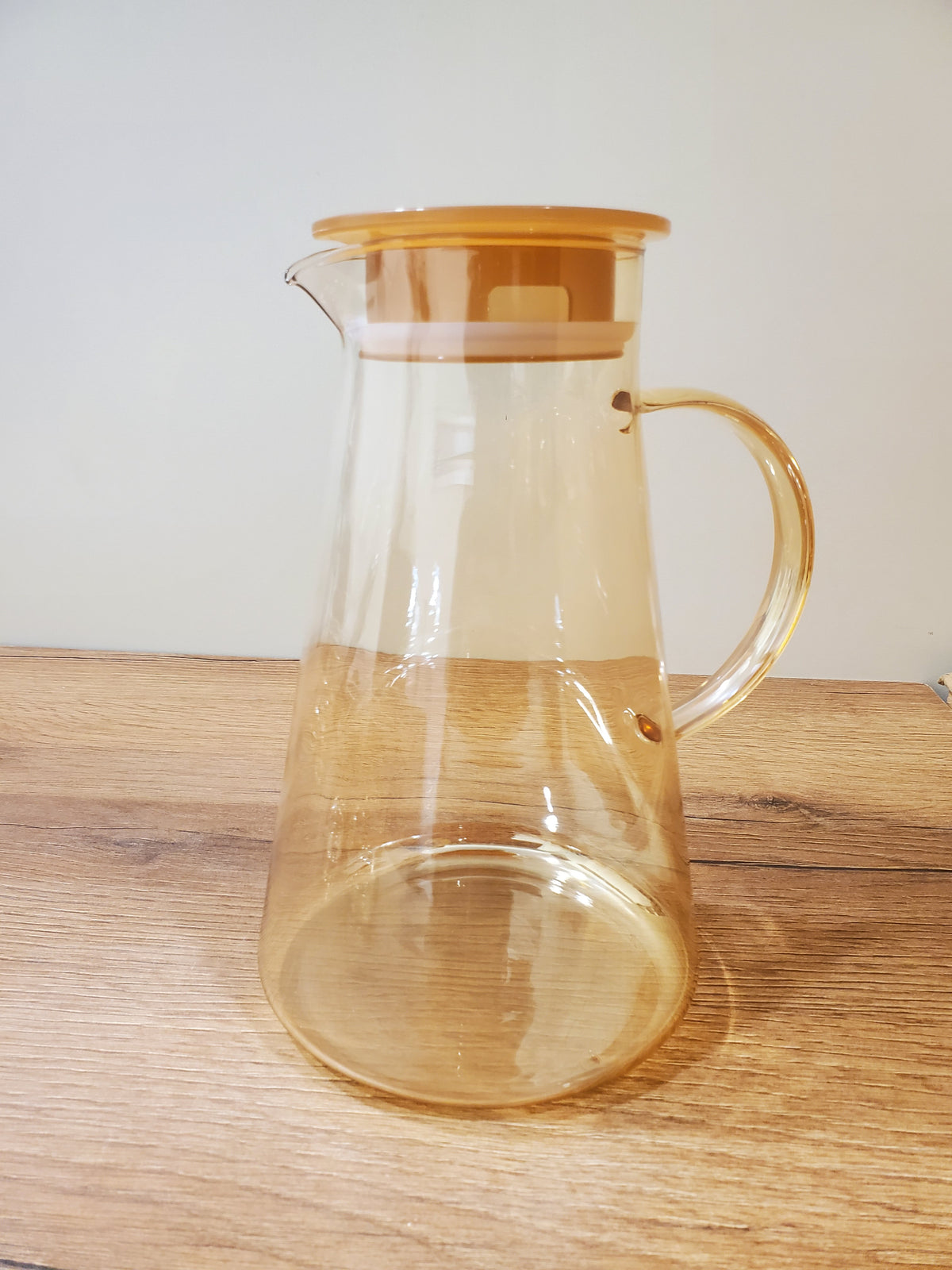 Luxury Amber Glass Water Set – 7 Pieces (XHG-42)