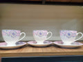 Floral Tea Cup & Saucer Set 12Pcs