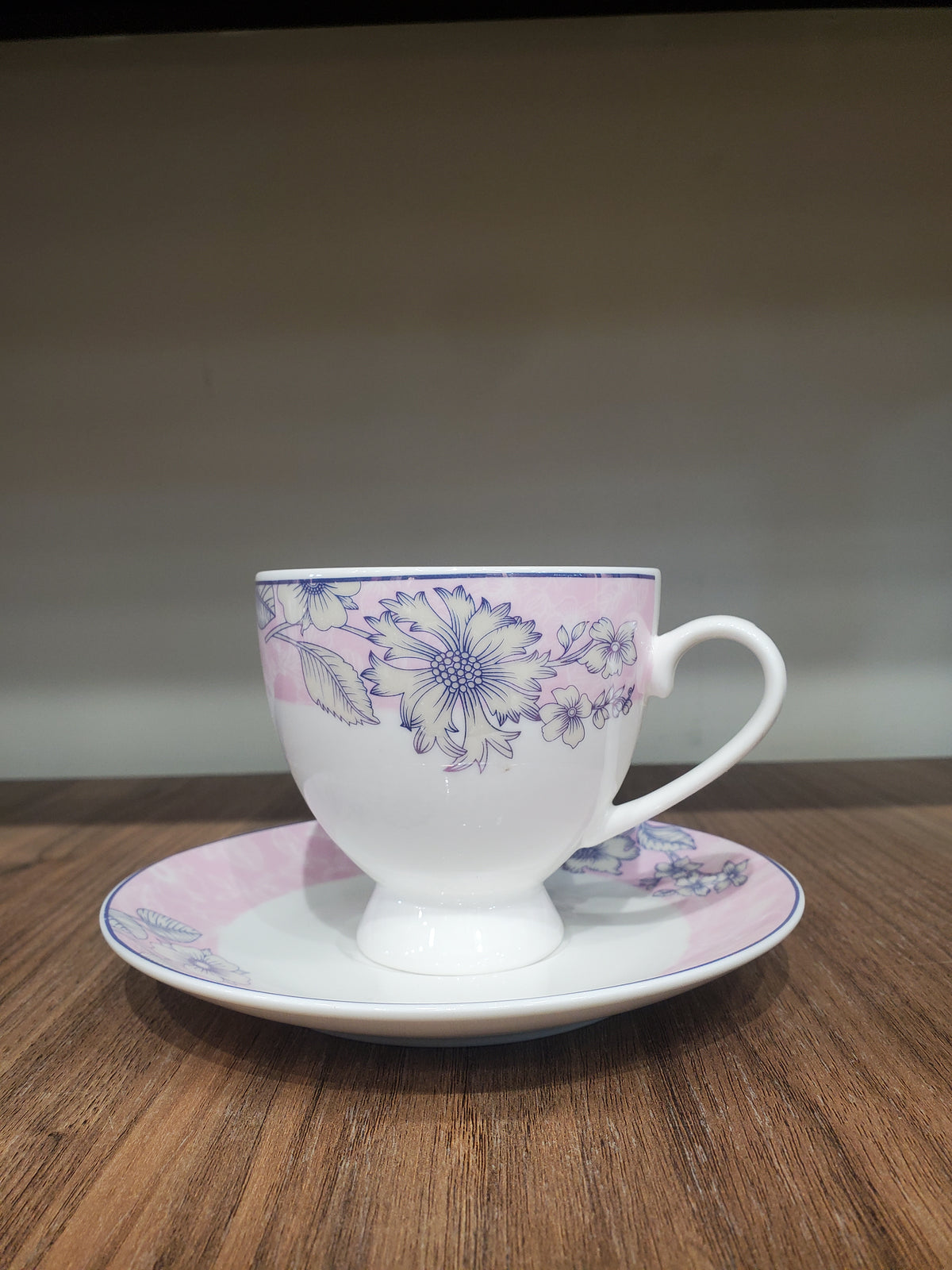 Floral Tea Cup & Saucer Set 12Pcs