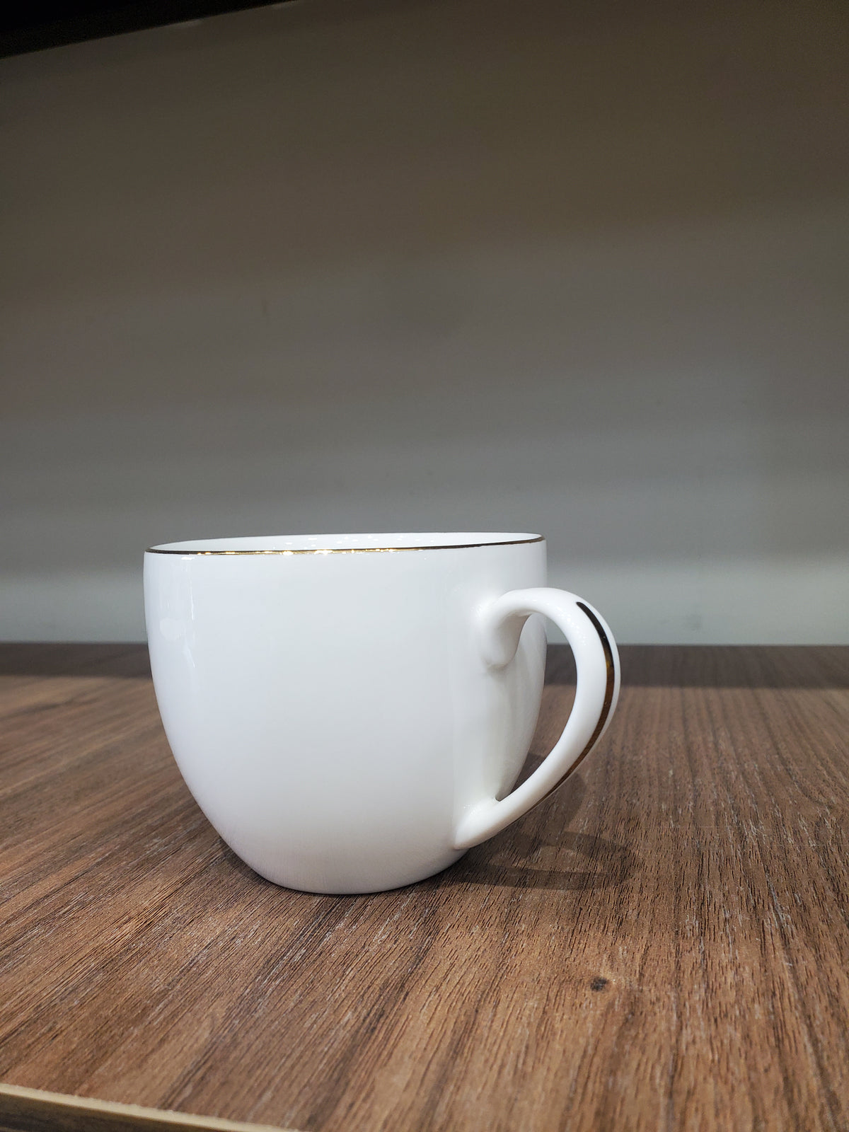 Classic White Tea Cup & Saucer Set 12Pcs
