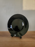 Plain Black 10.5" Inch Marble Dinner Plate - 6-Piece Set (BNMP-100)