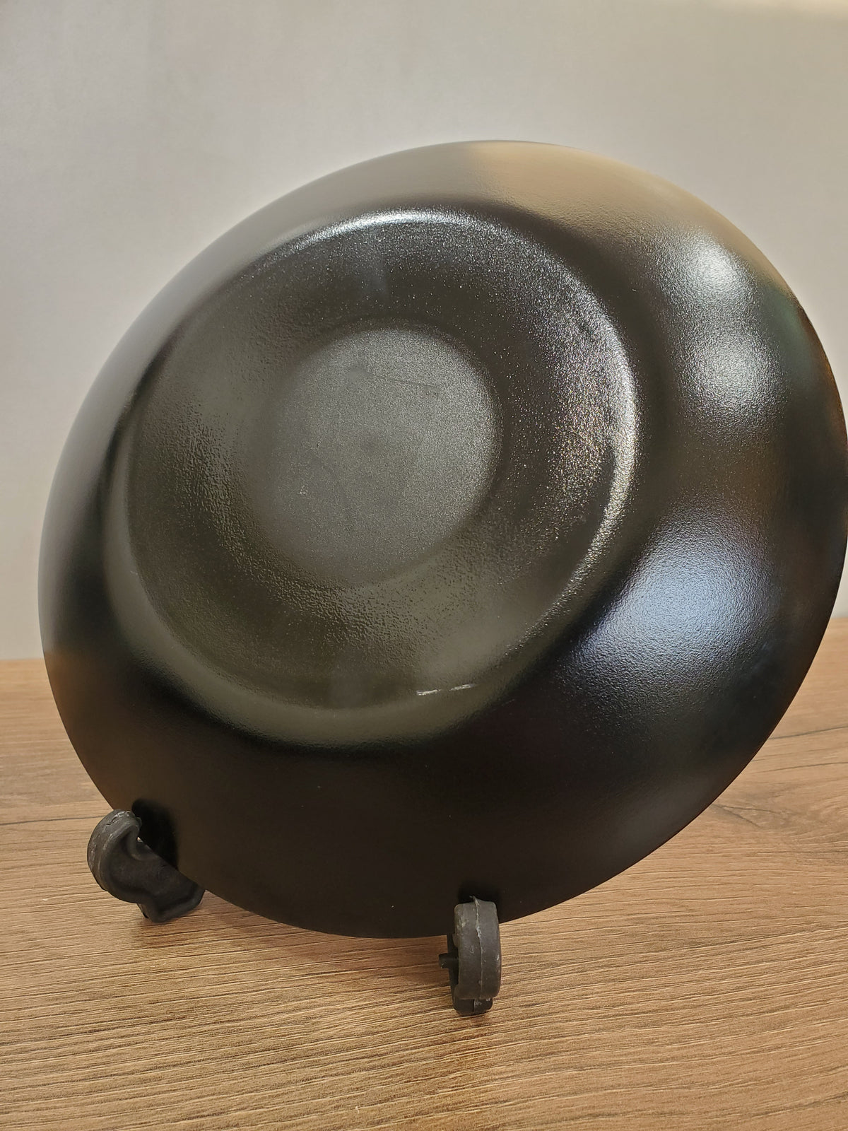 Plain Black 10.5" Inch Marble Dinner Plate - 6-Piece Set (BNMP-100)