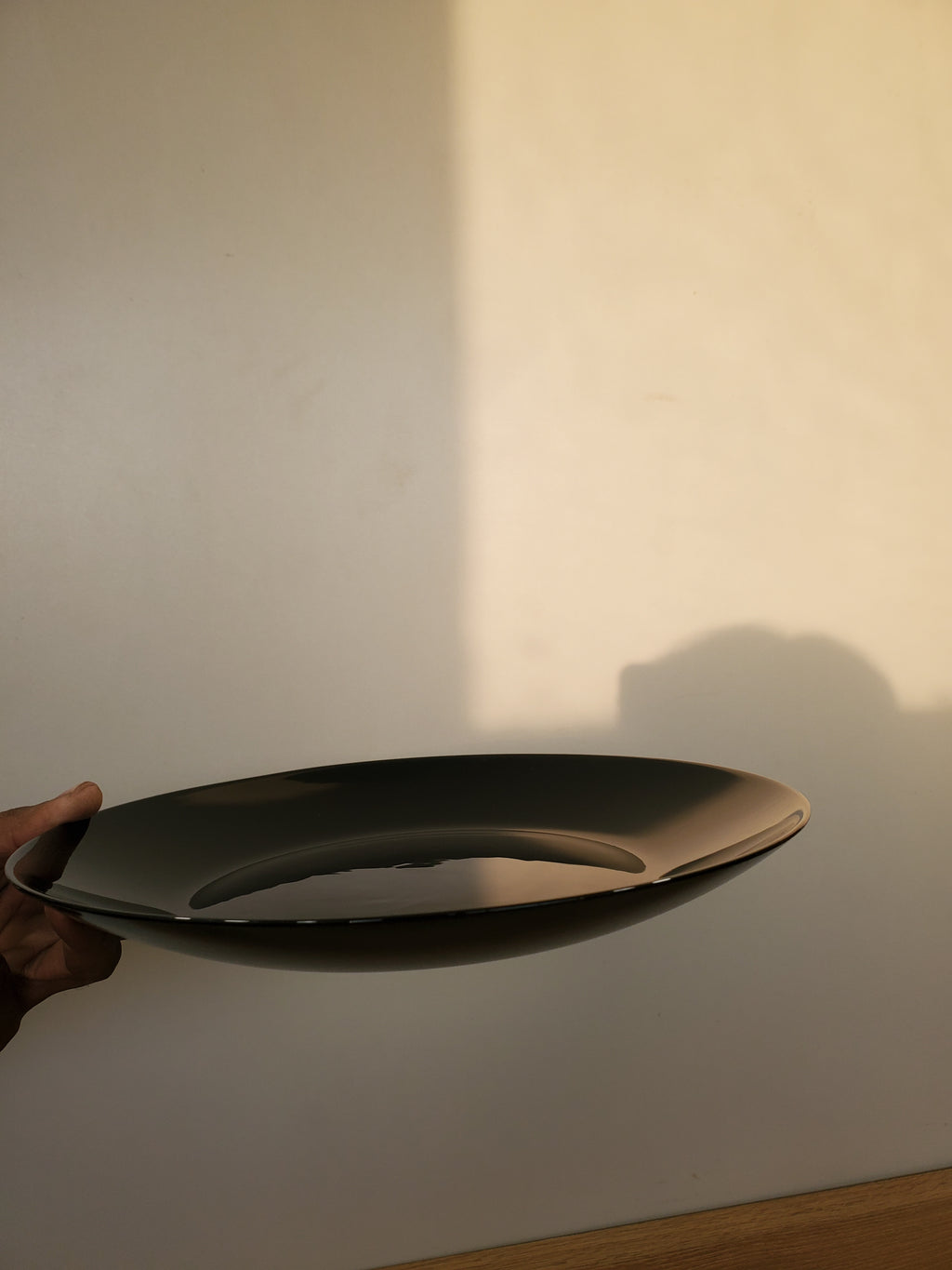 Plain Black 10.5" Inch Marble Dinner Plate - 6-Piece Set (BNMP-100)