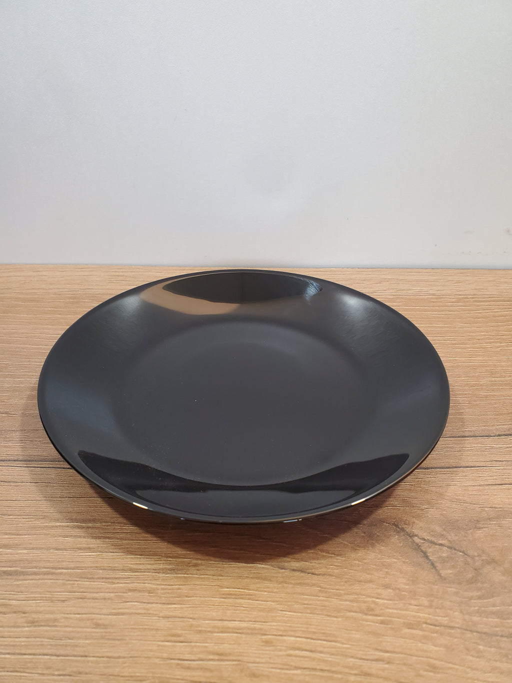Plain Black 7.5" Inch Marble Quarter Plate 6-Piece Set (BNMP-70)
