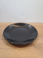 Plain Black 7.5" Inch Marble Quarter Plate 6-Piece Set (BNMP-70)
