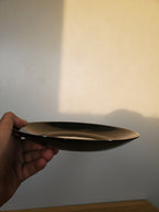 Plain Black 7.5" Inch Marble Quarter Plate 6-Piece Set (BNMP-70)