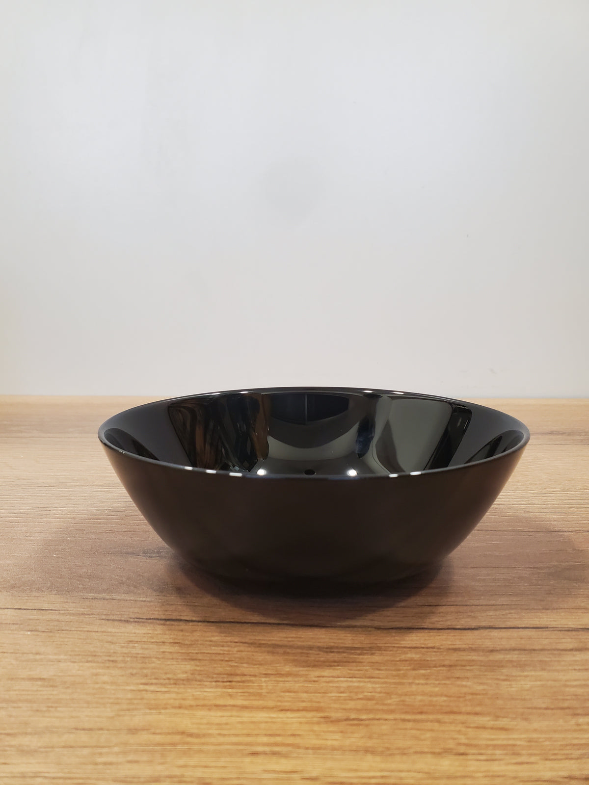 Plain Black 6 1/4" Inch Marble All Purpose Bowl - 6-Piece Set (BNMW625)