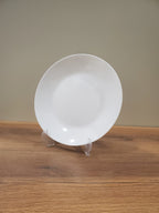 Plain White 10.5" Inch Marble Dinner Plate - 6-Piece Set (NMP100)