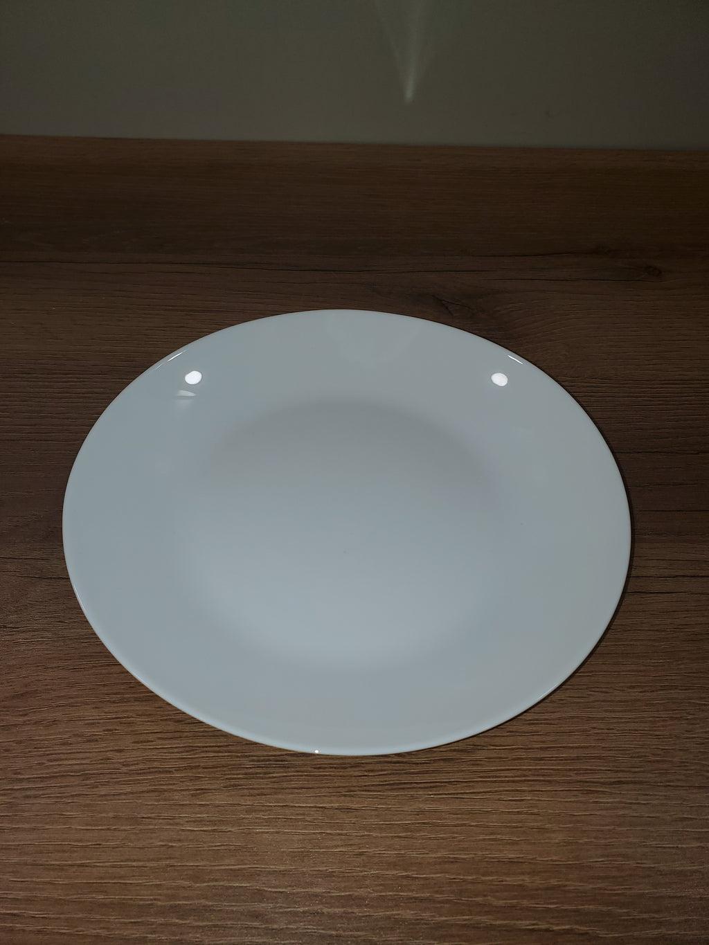 Plain White 10.5" Inch Marble Dinner Plate - 6-Piece Set (NMP100)