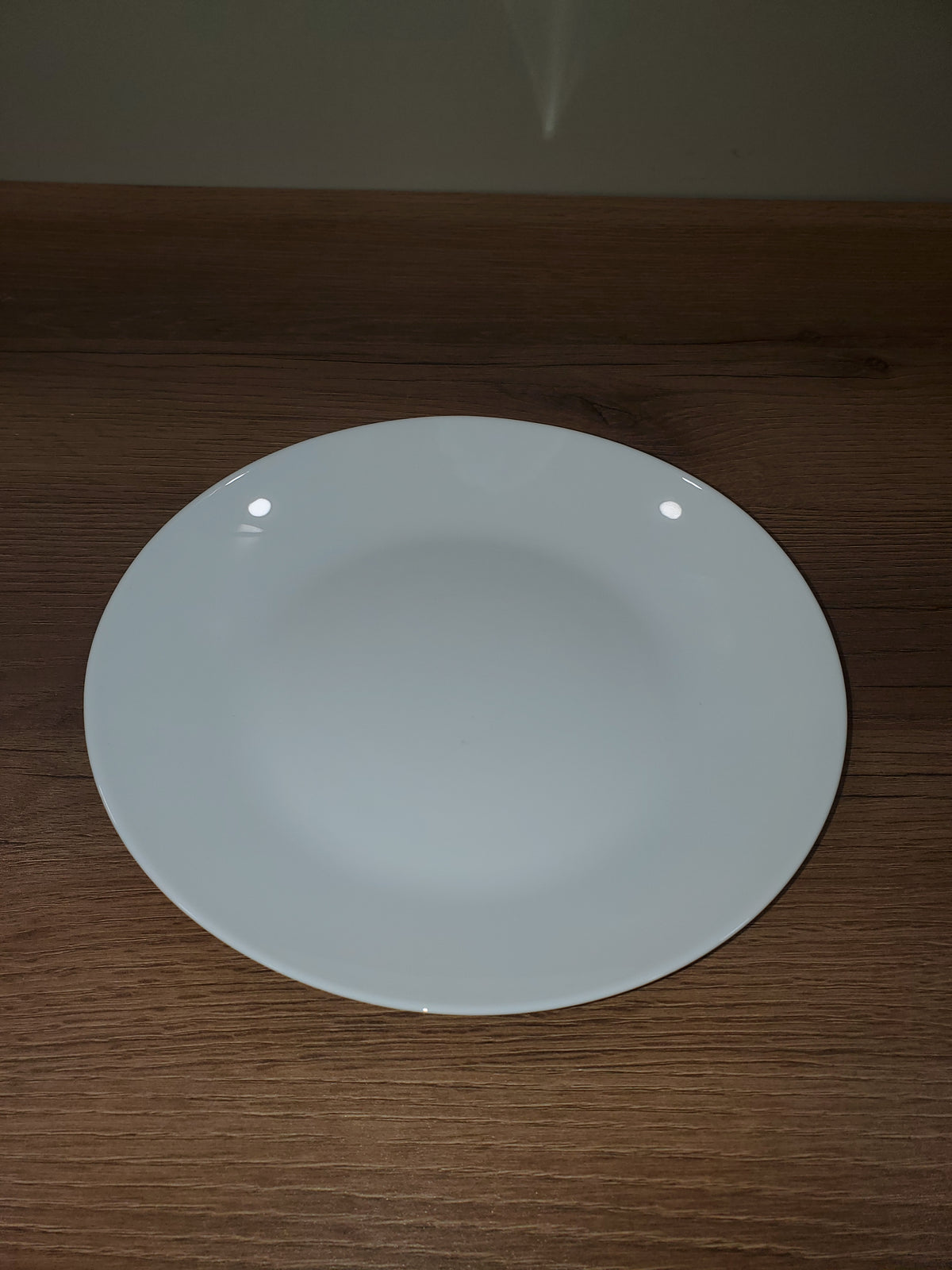 Plain White 10.5" Inch Marble Dinner Plate - 6-Piece Set (NMP100)